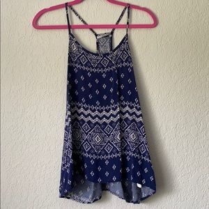Acemi Blue Patterned Tank Top | Large